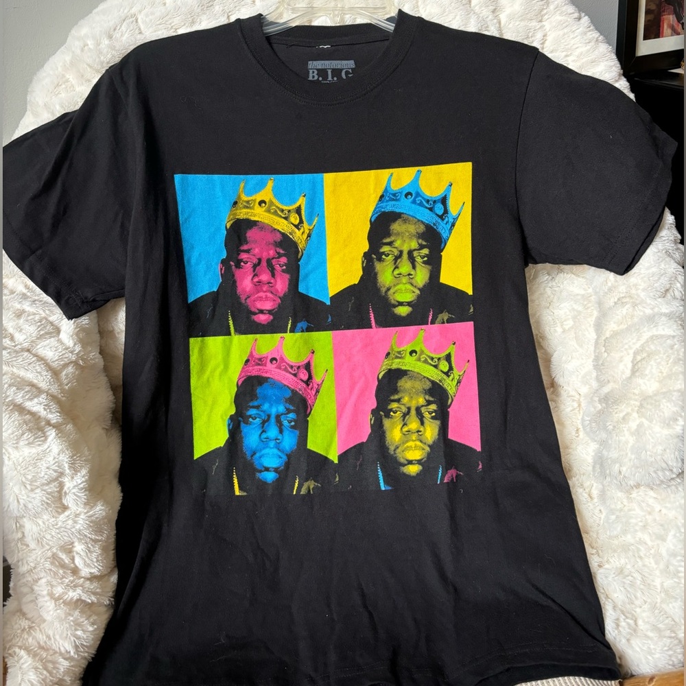 Notorious BIG T Shirt
Biggie pop art 
100% Cotton